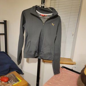 Gray Women's Puma Size Small Track Jacket